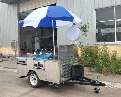 hot dog cart trailer chassis